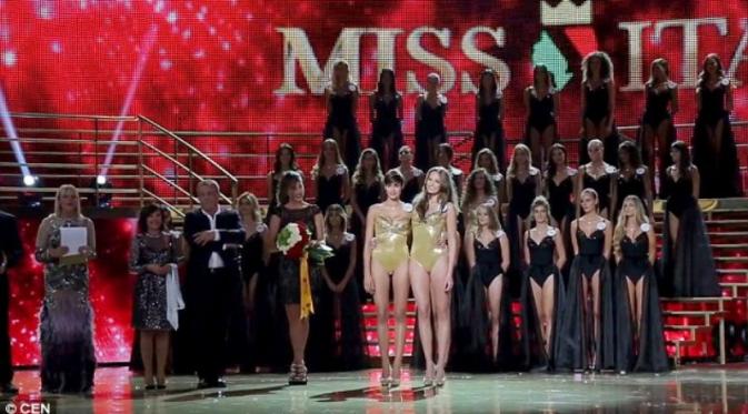 Acara Miss Italia yang digelar pekan ini | Via: dailymail.co.uk