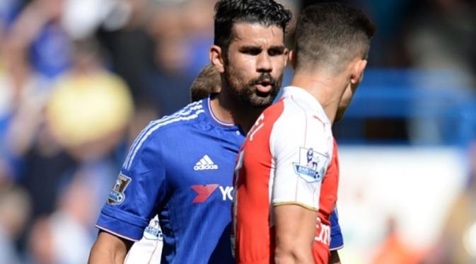 BAKTERI - Diego Costa bagaikan bakteri jahat dan baik di tubuh Chelsea. (Daily Telegraph)