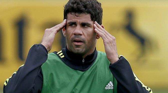 BAKTERI - Diego Costa bagaikan bakteri jahat dan baik di tubuh Chelsea. (Daily Telegraph)