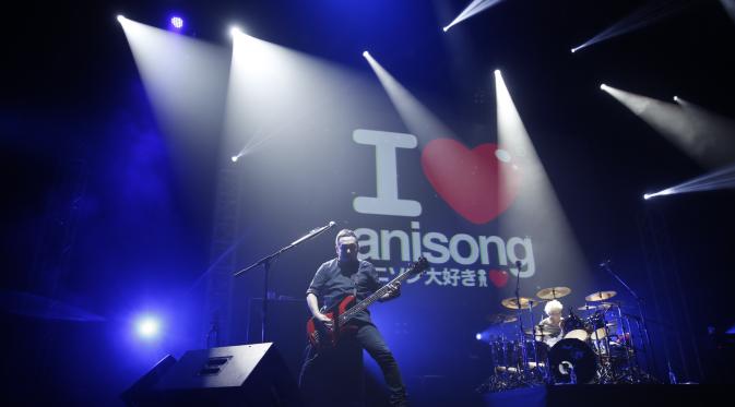 Band Flow saat tampil di Anime Festival Asia 2015. (Copyright ©Anime Festival Asia Indonesia 2015)