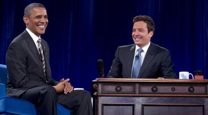 Jimmy Fallon membawa The Tonight Show NBC kembali ke asalnya New York. Foto Via: nydailynews.com