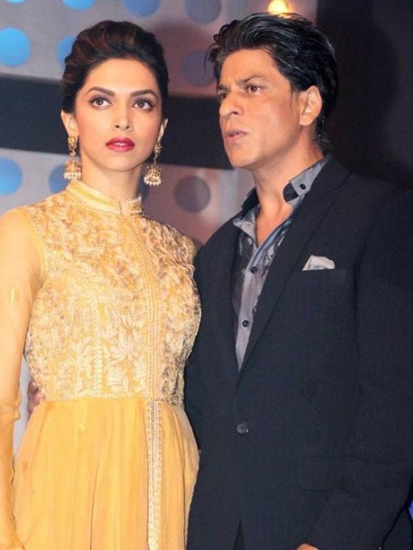 Deepika Padukone dan Shahrukh Khan. foto: masala.com