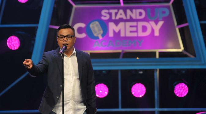 Abdel, salah satu juri di Stand Up Comedy Academy. [Foto: Faisal R. Syam/Liputan6.com]
