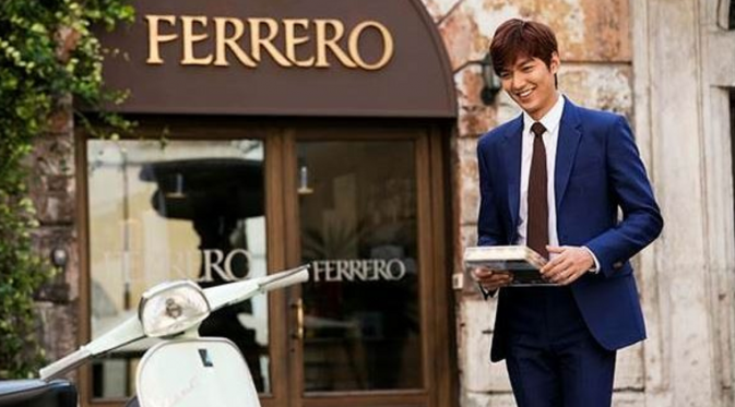 Mulai `Go International`, Lee Min Ho dibidik produk coklat ternama asal Italia. Seperti apa ceritanya?