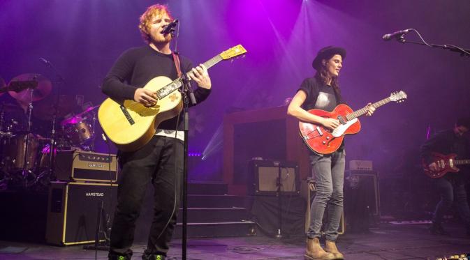 Ed Sheeran & James Bay (via justjaredjr.com)