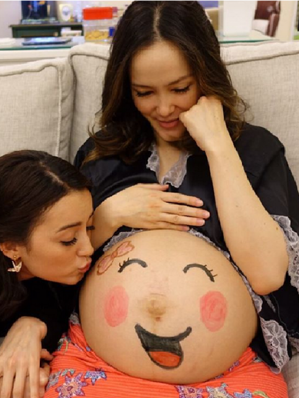 Cathy Sharon hamil anak kedua [foto: instagram]
