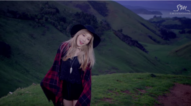 Salah satu adegan dalam video musik Taeyeon `I`
