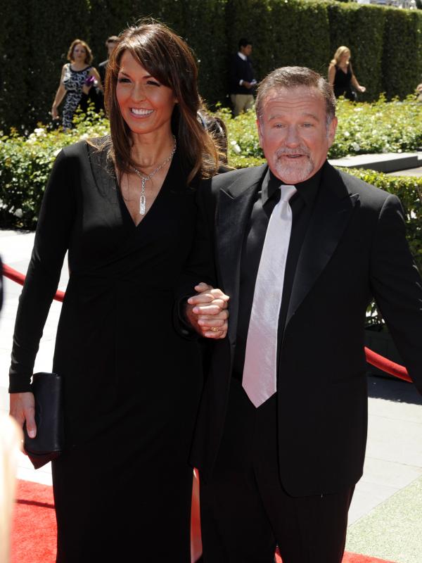 Robin Williams dan Susan Schneider (Bintang/EPA)