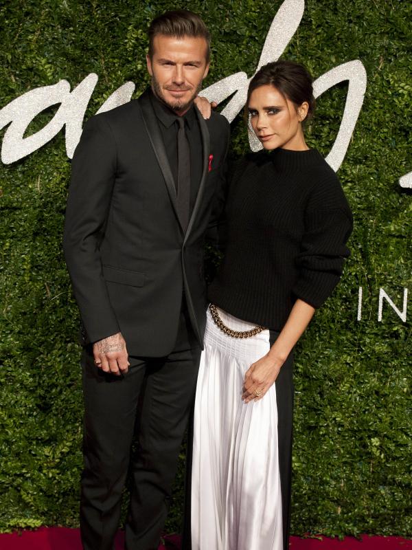 David Beckham dan Victoria Beckham. (Bintang/EPA)