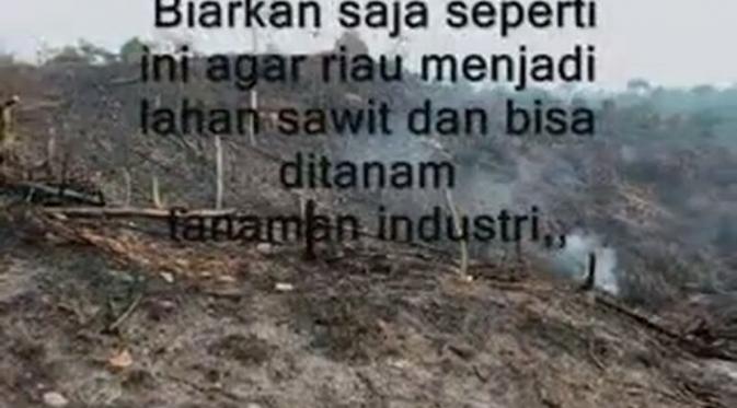 Kabut Asap Belum Usai, Netizen Kirim Surat Lagi untuk Jokowi | via: Facebook