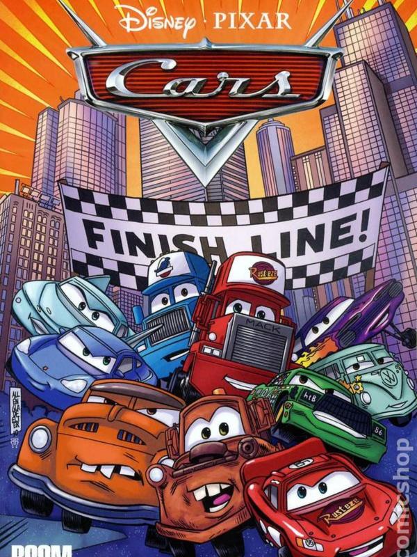 Poster film Cars. Foto: via comicmegastore.com