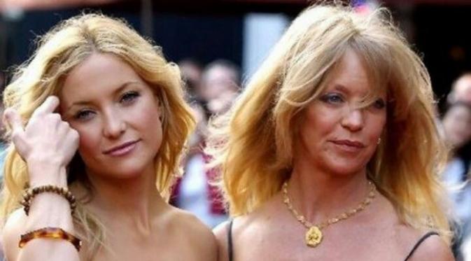Goldie Hawn dan Kate Hudson (via brightside.me)