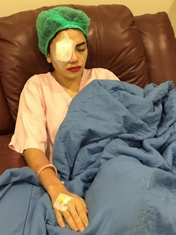 Nikita Mirzani tetap terlihat cantik usai jalani operasi. (foto: instagram.com/nikitamirzanimawardi)