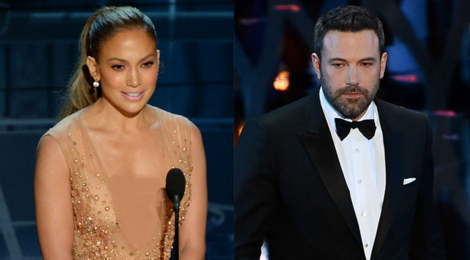 Ben Affleck dan Jennifer Garner saat bertemu dalam penghargaan 87th Academy Awards, Februari 2015. [foto: Huffington Post]