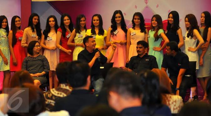 Preskon Miss Celebrity 2015 di SCTV Tower, Senayan, Jakarta, Kamis (15/10/2015). (foto: Liputan6.com/Faisal R Syam)