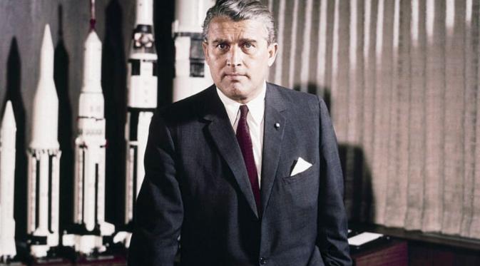 Ilmuwan Jerman Werner von Braun punya andil membawa NASA dan AS ke Bulan (NASA.gov)