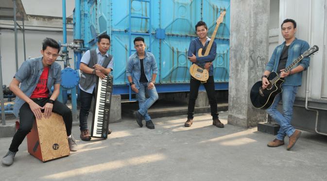 Band asal Sumatera Selatan, Ilir7. (Liputan6.com / Adrian Martinus Tunay)