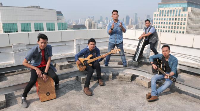 Band asal Sumatera Selatan, Ilir7. (Liputan6.com / Adrian Martinus Tunay)