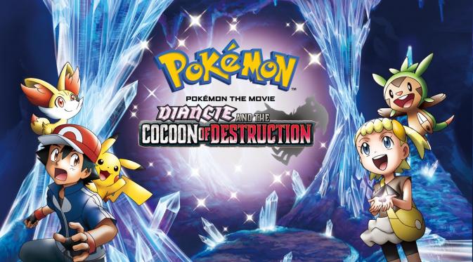 Film anime Pokemon the Movie: Diancie and the Cocoon of Destruction. (Toho)