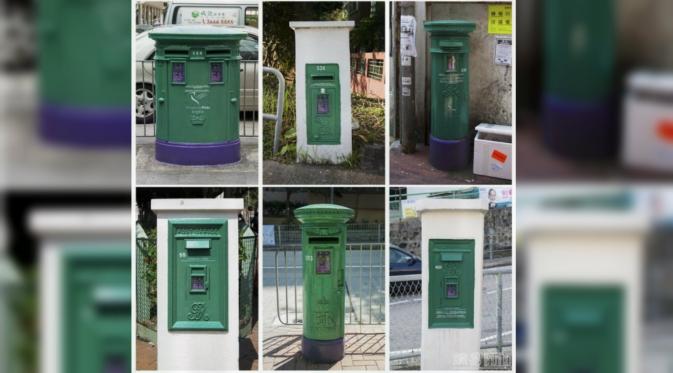 Kotak-kotak pos di seluruh Hong Kong akan diganti penampilannya. (Sina via Shanghaiist)