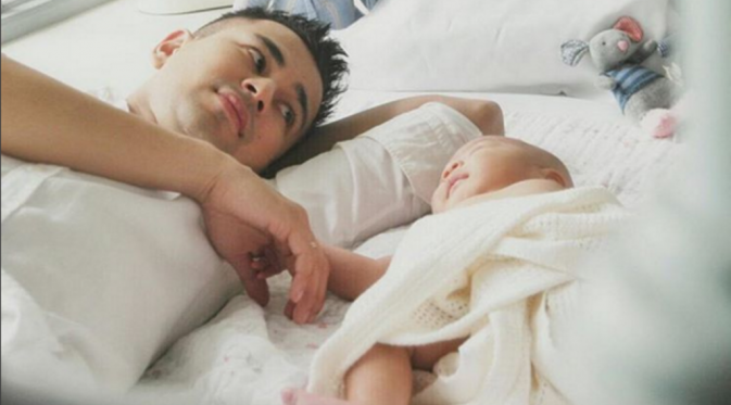 Raffi Ahmad beri nasehat penting untuk Rafathar [foto: instagram/raffinagita1717]