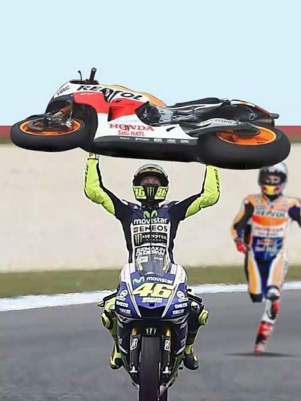 Meme Lucu Rossi Vs Marquez Hiasi MotoGP Sepang 2015 | via: pertamax7.files.wordpress.com