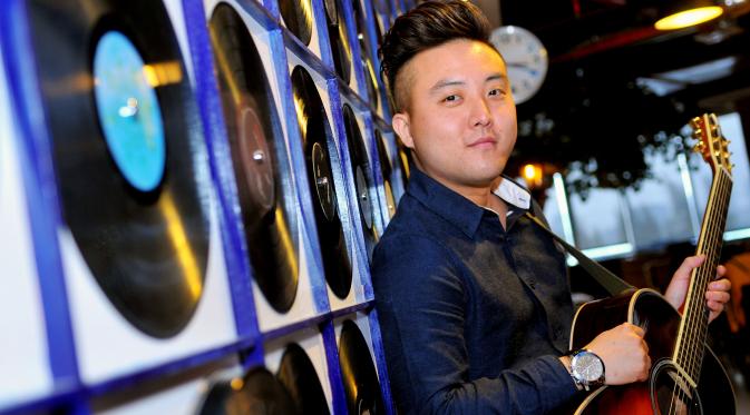 David Choi, musisi berbakat asal Amerika Serikat yang mengaku menyukai Sop Buntut [foto: Faisal R Syam]