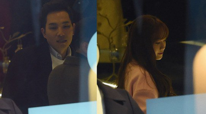 Jessica Jung dan pria yang disebut sebagai kekasihnya, Tyler Kwon [foto: Nate]