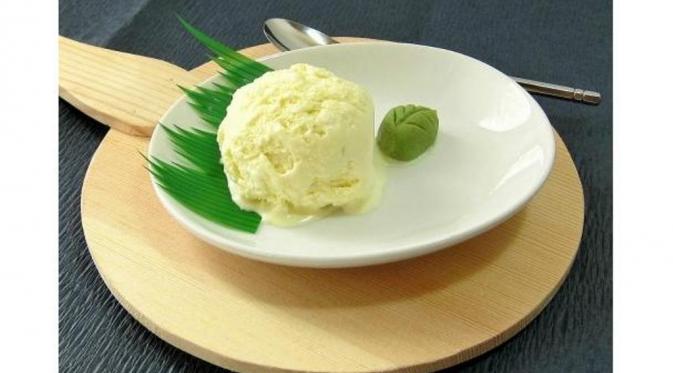 Wasabi ice cream| via : foodista.com
