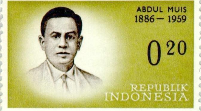 Abdul Muis diabadikan dalam perangko (Ist)