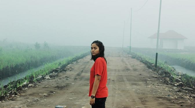 Intan di antara kabut asap Desa Tumbang Nusa, Kabupaten Pulang Pisau, Kalteng. (Ist)