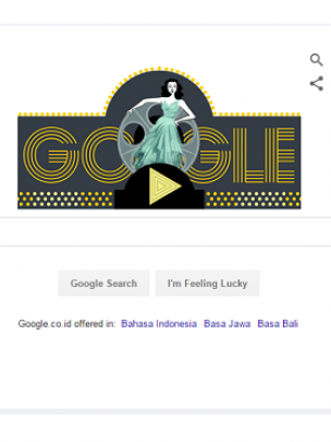 Google Doodle Hedy Lamarr (Doc: Google)