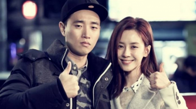 Kang Gary dan Song Ji Hyo (foto: AllKPop)