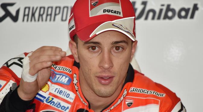 Andrea Dovizioso, pembalap Ducati yang menjadi calon kuat pendamping Jorge Lorenzo.