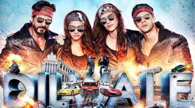 Poster film Dilwale. (via The Indian Express)