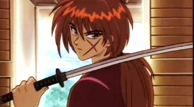Anime Rurouni Kenshin (Samurai X).