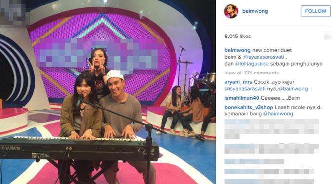 sumber foto: Instagram Baim Wong 