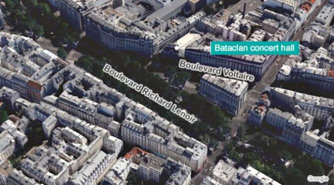Kronologis serangan teror Paris 2015. (Sumber BBC)