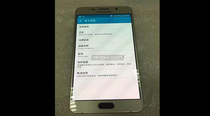 Bocoran seri terbaru Samsung Galaxy A5 (Foto: via Phone Arena)