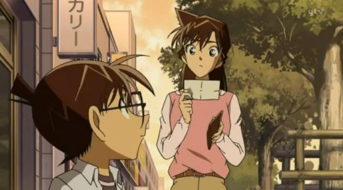 Conan Edogawa dan Ran Mouri dari Detective Conan. (fanpop.com)