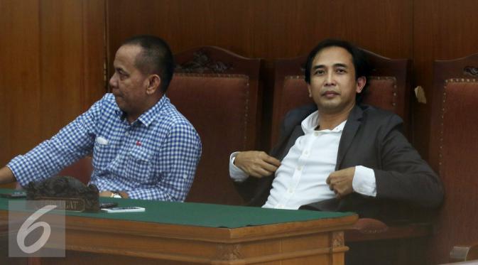 Piyu Padi saat menjalani sidang cerai di Pengadilan Negeri Jakarta Selatan. [Foto: Herman Zakaria/Liputan6.com]