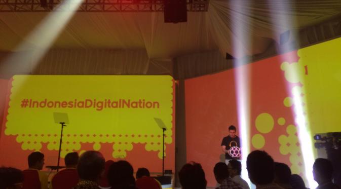 Pembukaan acara Indonesia Digital Nation di kantor pusat Indosat Ooredoo di Jakarta. (Jeko Iqbal Reza/Liputan6.com)