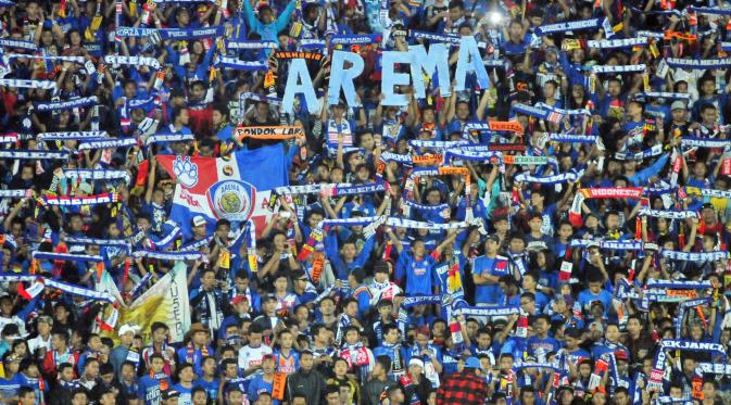 Aremania (Liputan6.com/Rana Adwa)