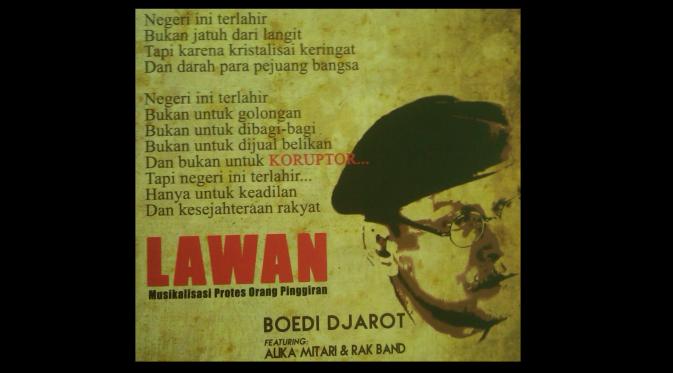 Album debut Budi Djarot: Lawan, Musikalisasi Protes Orang Pinggiran