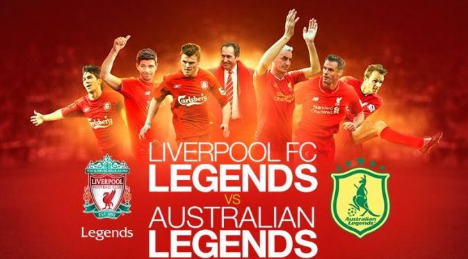 Legenda Liverpool akan melakoni laga eksibisi melawan legenda Australia, di ANZ Stadium, 7 Januari 2016. (Liverpool)