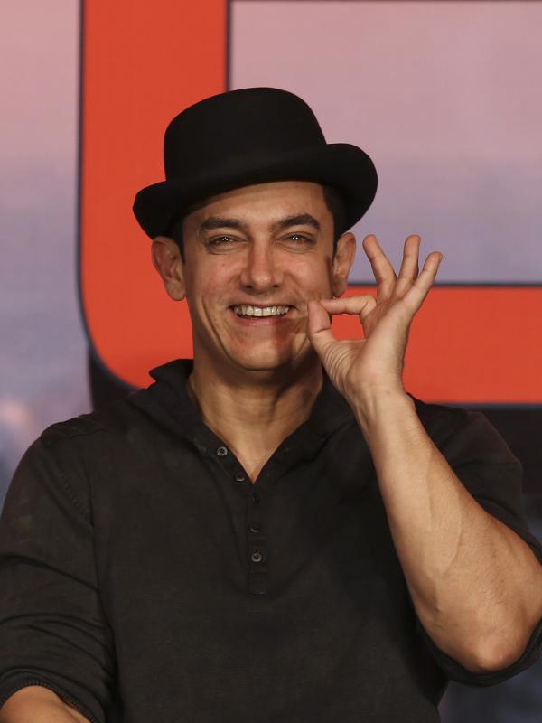  Aamir Khan. (Bintang/EPA)