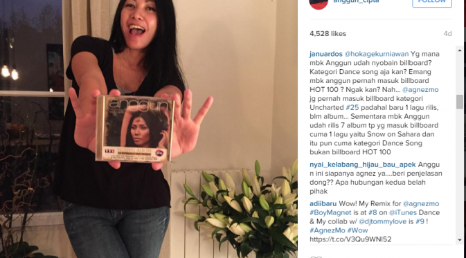Pernyataan Anggun yang Bikin Fans Geram (Source: Instagram)