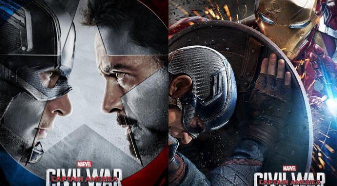 Poster Captain America: Civil War. (Ace Showbiz)