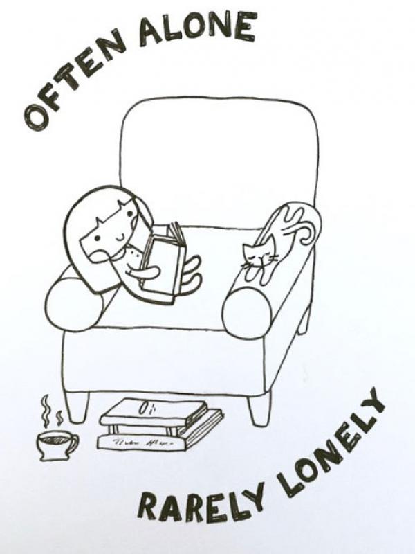 Introvert menghabiskan waktu. (Via: boredpanda.com)
