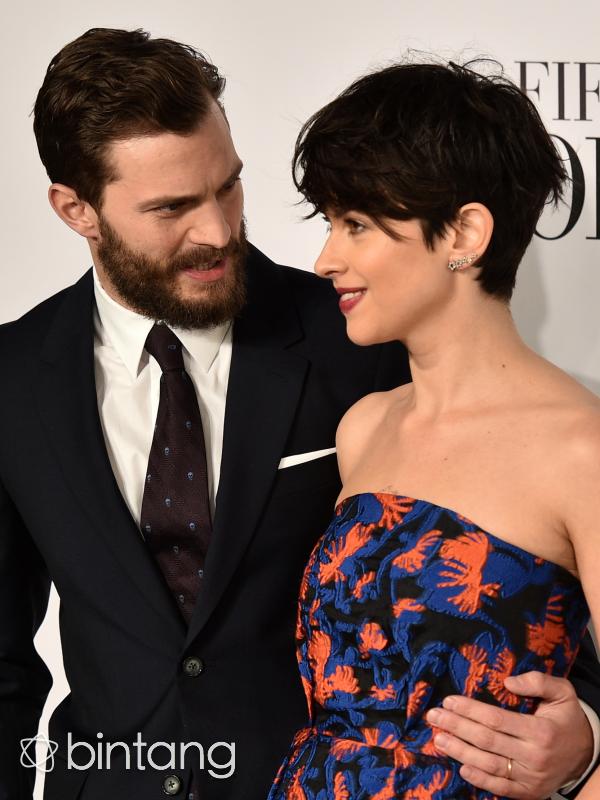 Jamie Dornan dan Amelia Warner (AFP/Bintang.com)